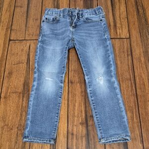 GAP DENIM Kids Worn/Rippped Regular Stretch Slim Jeans